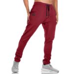 BROKIG Mens Jogger Sport Pants, Casual Gym Workout Sweatpants with Double Pockets