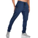BROKIG Mens Jogger Sport Pants, Casual Gym Workout Sweatpants with Double Pockets