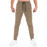 BROKIG Mens Jogger Sport Pants, Casual Gym Workout Sweatpants with Double Pockets