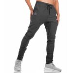 BROKIG Mens Jogger Sport Pants, Casual Gym Workout Sweatpants with Double Pockets