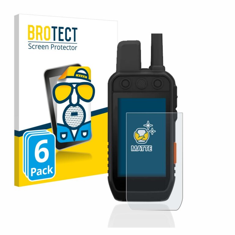 BROTECT Screen Protection Film 6-Pack Compatible with Garmin Alpha 200i K Anti Glare Screen Protector [Matte, Scratch Proof]