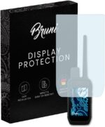 Bruni Screen Protector compatible with Garmin Alpha 200i K Protector Film, crystal clear Protective Film (2X)