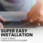 Bruni Screen Protector compatible with Garmin Alpha 200i K Protector Film, crystal clear Protective Film (2X)