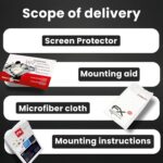 Bruni Screen Protector compatible with Garmin Alpha 200i K Protector Film, crystal clear Protective Film (2X)