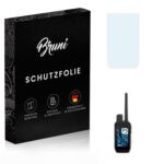 Bruni Screen Protector compatible with Garmin Alpha 200i Protector Film, crystal clear Protective Film (2X)
