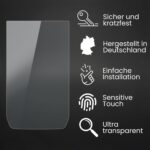 Bruni Screen Protector compatible with Garmin Alpha 200i Protector Film, crystal clear Protective Film (2X)