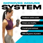 Canadian Protein Whey Concentrate 24g of Protein | Low Carb Keto Friendly Workout Recovery Drink | Protein Powder Rich in BCAA Amino Acids (Vanilla, 2 kg)