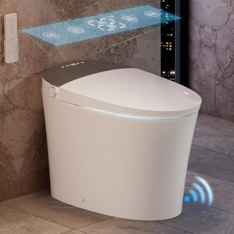 CANEST Smart Toilet with Bidet Built in, 1000 Gram MaP Flush Score, Bidet Toilet 12" Rough-in, Dual-Flush 1.1/1.6GPF with 17" ADA Comfort Chair Height Seat, Auto Open Close,...