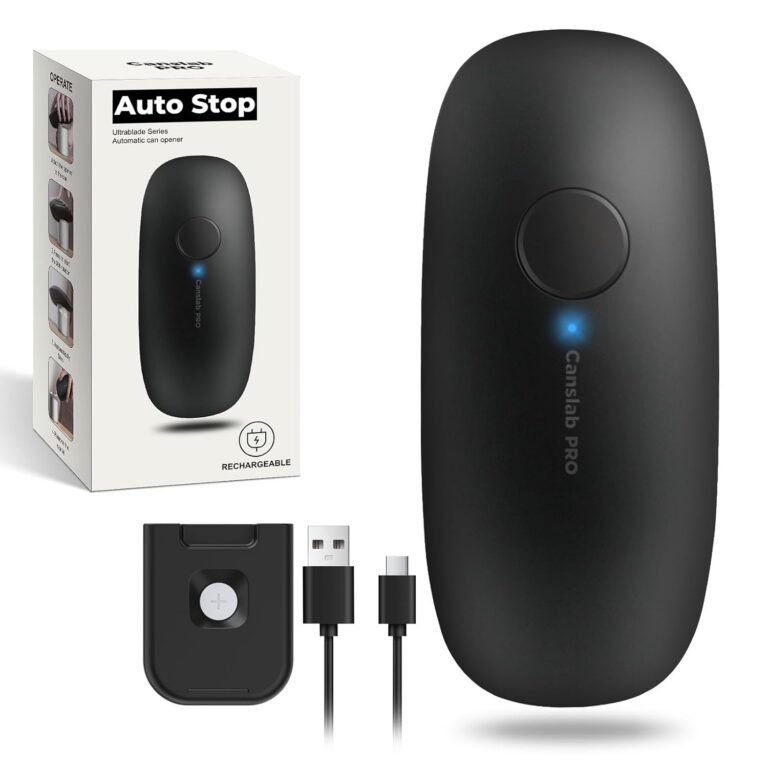 Canslab Ultrablade PRO- Auto Stop Rechargeable Electric Can Opener for Seniors with Arthritis- Battery Automatic Can Opener for Any Size Can - Smooth Edge, Food Safe, Easy...