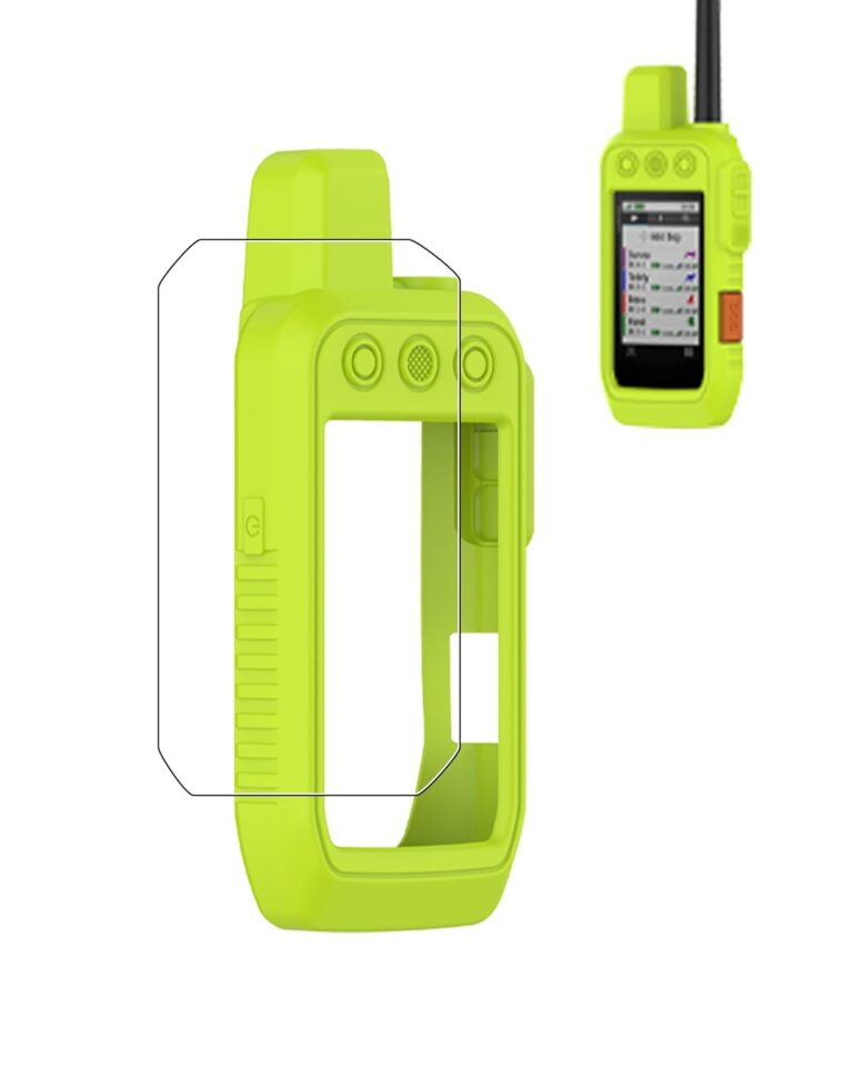 Case for Garmin Alpha 200/200i/300/300i Handheld, FJIASTB Kids-Friendly Soft Silicone Protective Cover, Shockproof (Light Green)