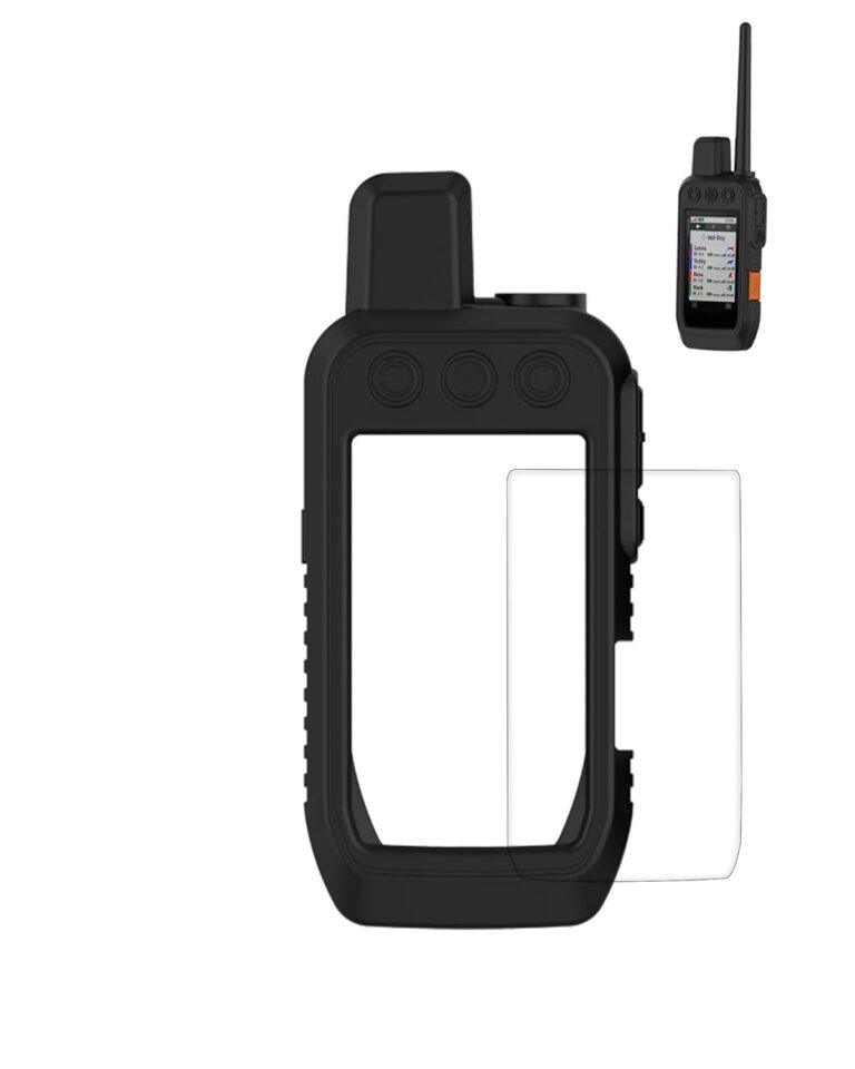 Case for Garmin Alpha 200i/Alpha 300i Dog Tracking, WUNIAK Soft Silicone Protective Portable Scratch Shock Resistant Shell Case with Screen Protector for Garmin Alpha 200i/Alpha...