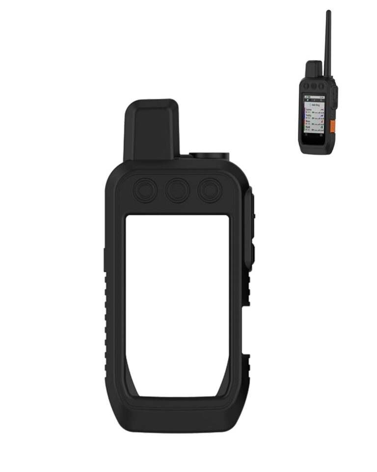 Case for Garmin Alpha 200i/Alpha 300i Dog Tracking, WUNIAK Soft Silicone Protective Portable Scratch Shock Resistant Shell Case for Garmin Alpha 200i/Alpha 300i，Black