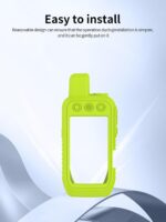 Case for Garmin Alpha 200i/Alpha 300i Dog Tracking, WUNIAK Soft Silicone Protective Portable Scratch Shock Resistant Shell Case for Garmin Alpha 200i/Alpha 300i，Fluorescent Green