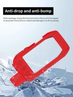 Case for Garmin Alpha 200i/Alpha 300i Dog Tracking, WUNIAK Soft Silicone Protective Portable Scratch Shock Resistant Shell Case for Garmin Alpha 200i/Alpha 300i，Red