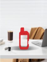 Case for Garmin Alpha 200i/Alpha 300i Dog Tracking, WUNIAK Soft Silicone Protective Portable Scratch Shock Resistant Shell Case for Garmin Alpha 200i/Alpha 300i，Red