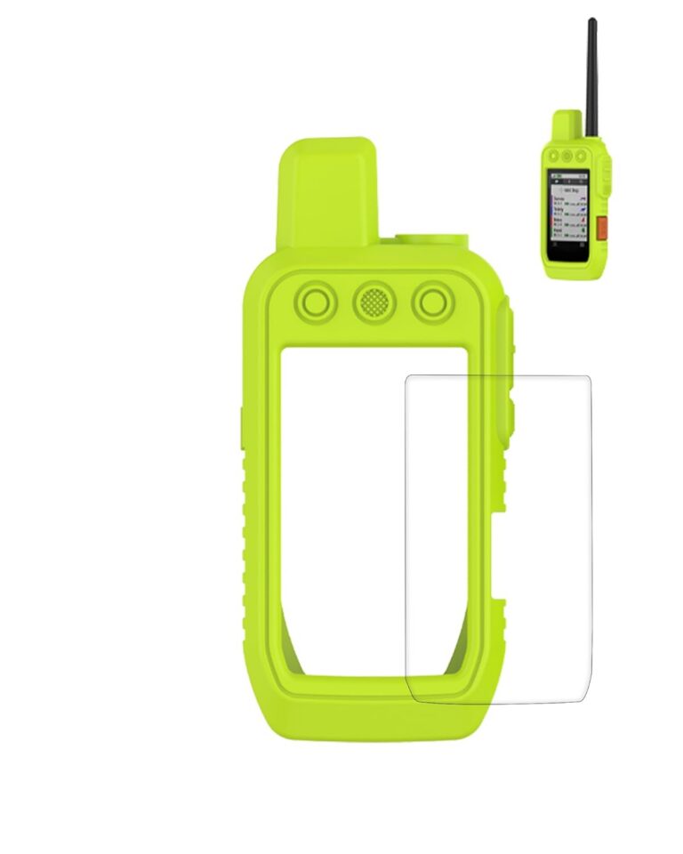 Case for Garmin Alpha 200i/Alpha 300i Dog Tracking, WUNIAK Soft Silicone Protective Portable Scratch Shock Resistant Shell Case with Screen Protector for Garmin Alpha 200i/Alpha...