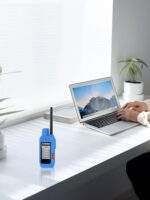 Case for Garmin Alpha 200i/Alpha 300i Tracking Handheld,BOVUGAC Shockproof Silicone Soft Protective Case,All Round Protection.-Blue