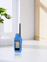 Case for Garmin Alpha 200i/Alpha 300i Tracking Handheld,BOVUGAC Shockproof Silicone Soft Protective Case,All Round Protection.-Blue