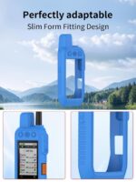 Case for Garmin Alpha 200i/Alpha 300i Tracking Handheld,BOVUGAC Shockproof Silicone Soft Protective Case,All Round Protection.-Blue