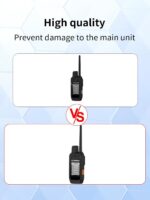 Case for Garmin Alpha 200i/Alpha 300i Tracking Handheld,BOVUGAC Shockproof Silicone Soft Protective Case,All Round Protection.-Black