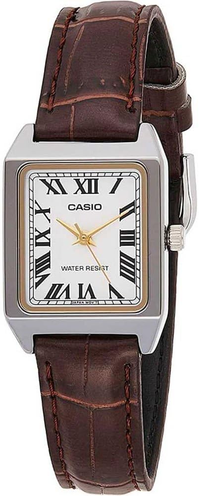 Casio Analog LTP-V007L-7B2UDF, Brown, Strip, Brown, Strip