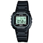 Casio LA20WH Series | Women's Digital Watch | Water Resistant | LED Light | Auto Calendar | Date Display | 1/100 SEC Stopwatch | Regular Time Keeping (HR, Min, SEC, PM, Date,...