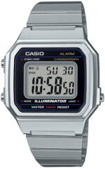 Casio Men's B650WD-1ACF Classic Digital Display Quartz Silver Watch