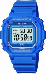 Casio Men's Classic Digital Resin Watch Blue F108WH-2