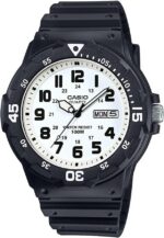 Casio Men's 'Classic' Quartz Resin Automatic Watch, Color:Black (Model: MRW200H-7BV)