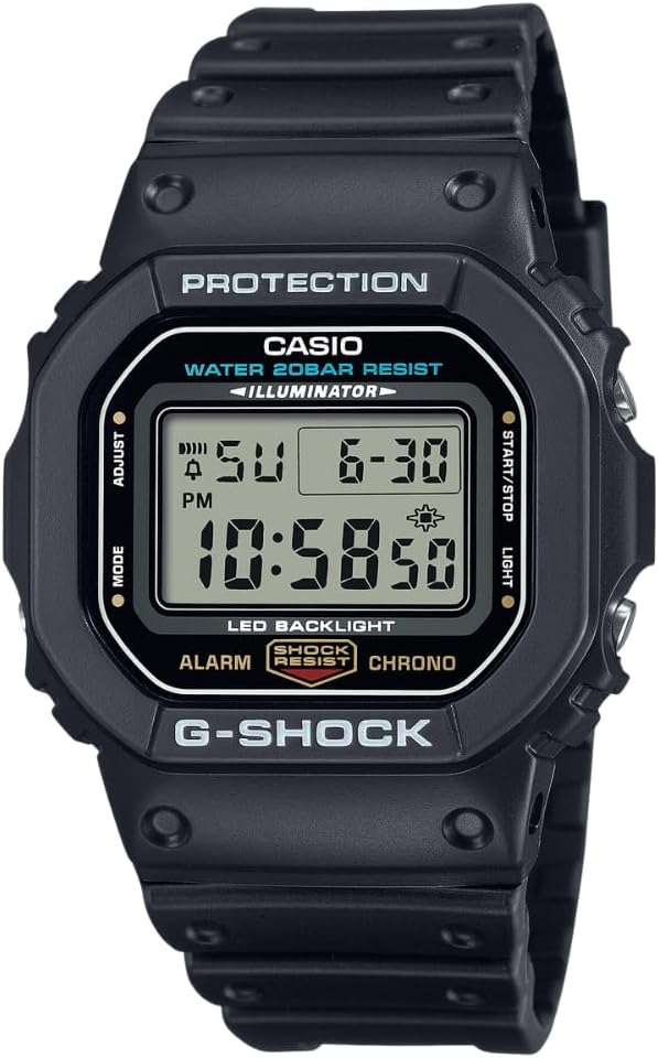 Casio Men's G-Shock Classic Digital Watch DW5600E-1V