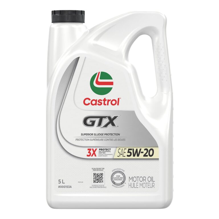 Castrol GTX Conventional 5W-30 Motor Oil, 5 Litres | Made in Canada
