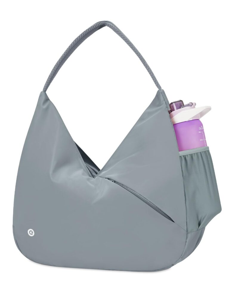 Ceneda Large Gym Bag for Women Sports Duffel Bag with Hidden Yoga Mat Holder & Shoe Compartment Workout Dance Tote Bag with Wet Pocket Overnight Weekender Bag for Travel Yoga...