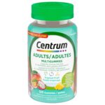 Centrum Adult MultiGummies Tropical Fruit Multivitamin and Multimineral Supplement, Pineapple-Mango, Dragonfruit, and Passionfruit Flavours, 120 count