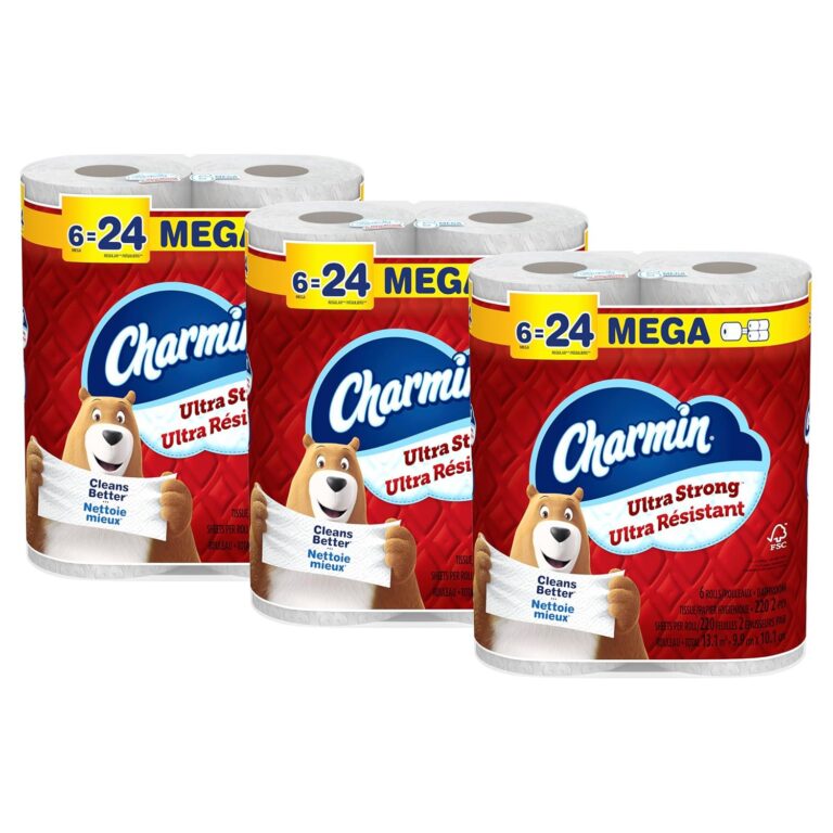 Charmin Toilet Paper Ultra Strong, 18 Mega Rolls = 72 Regular Rolls