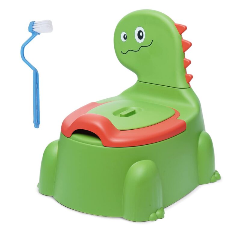 Child Potty Training Chair for Boys & Girls, Comfortable Non-Slip Seat for Toddler, Safe Potty Training Toilet Seat for Boys & Girls (Green)