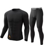 CL convallaria Thermal Underwear for Men Long Johns Thermals Hunting Clothes Base Layer Set for Cold Weather