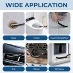 Cleangor Crevice Cleaning Brushes, Scrub Brush for Hard to Reach Small Space, Home Essentials, Cleaning Supplies, Cleaning Tools for Household Use, Bathroom, Shower, Kitchen,...