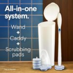 Clorox ToiletWand Disposable Toilet Cleaning System - ToiletWand, Storage Caddy and 6 Disinfecting ToiletWand Refill Heads (Packaging May Vary) (03191)