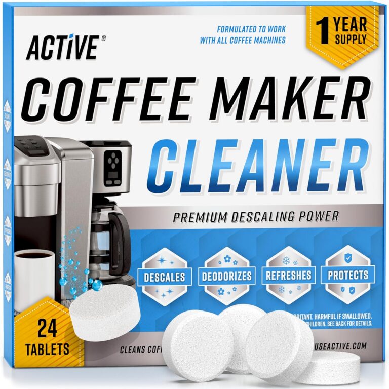 Coffee Machine Cleaner Descaler Tablets - 24 Count, Compatible With Nespresso, Keurig, Ninja, Delonghi, Miele, Coffee Maker Pot Descaling & Cleaning Tabs, Descale Drip Coffe And...