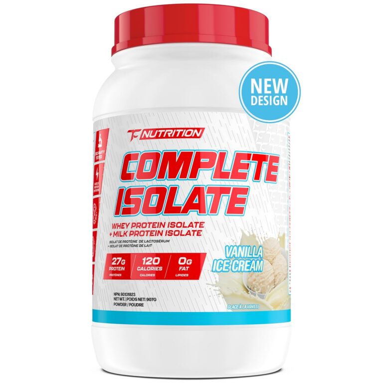 Complete Isolate Whey Protein Isolate + Milk Protein Isolate Powder - 27g Protein, Zero Fat or Sugar, Build Muscle, Improve Recovery, Whey Protein Powder, Regularly Tested &...