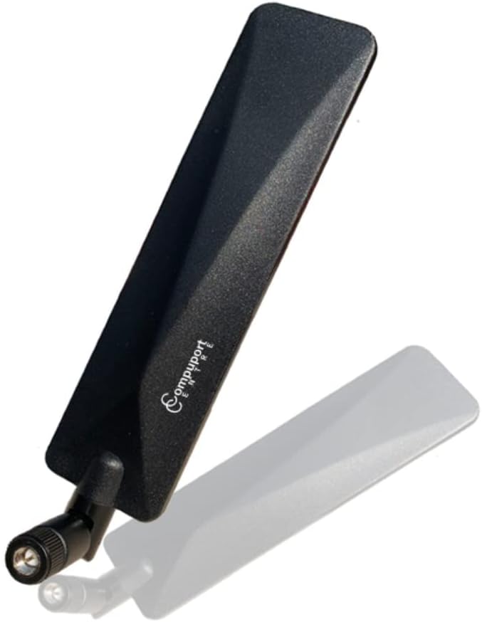 CompuPort Ultra-Wideband 5G/4G/LTE Cellular Omni-Directional IoT Paddle Antenna Compatible with Sierra Wireless, Airlink, Microhard, DIGI, Cradlepoint, and Any SMA Wireless Modems.