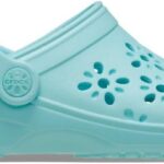 Crocs Clog Classic Clogs with Floral Cut Out Design, Kids and Toddler Shoes unisex-child