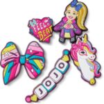 Crocs Jibbitz 5-Pack Unicorn Shoe Charms, JoJo Siwa, 5 Pack