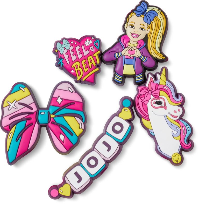Crocs Jibbitz 5-Pack Unicorn Shoe Charms, JoJo Siwa, 5 Pack