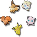 Crocs Jibbitz Pokémon Shoe Charm Packs, 5-Pack