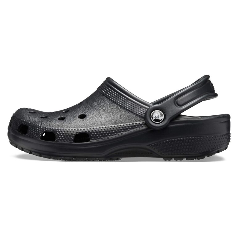 Crocs Unisex-Adult Classic Clogs, Black, 13 Men/15 Women