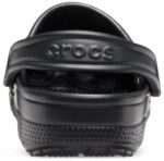 Crocs Unisex-Adult Classic Clogs, Black, 7 Men/9 Women