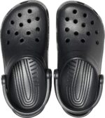 Crocs Unisex-Adult Classic Clogs, Black, 7 Men/9 Women