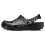 Crocs Unisex-Adult Classic Clogs, Black, 8 Men/10 Women
