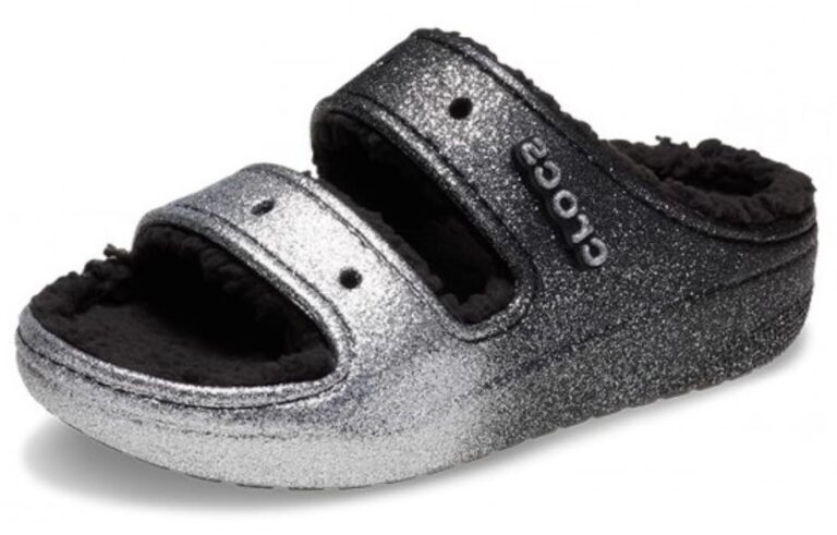 Crocs unisex-adult Classic Cozzzy Platform Sandals Fuzzy Slippers Wedge Sandal